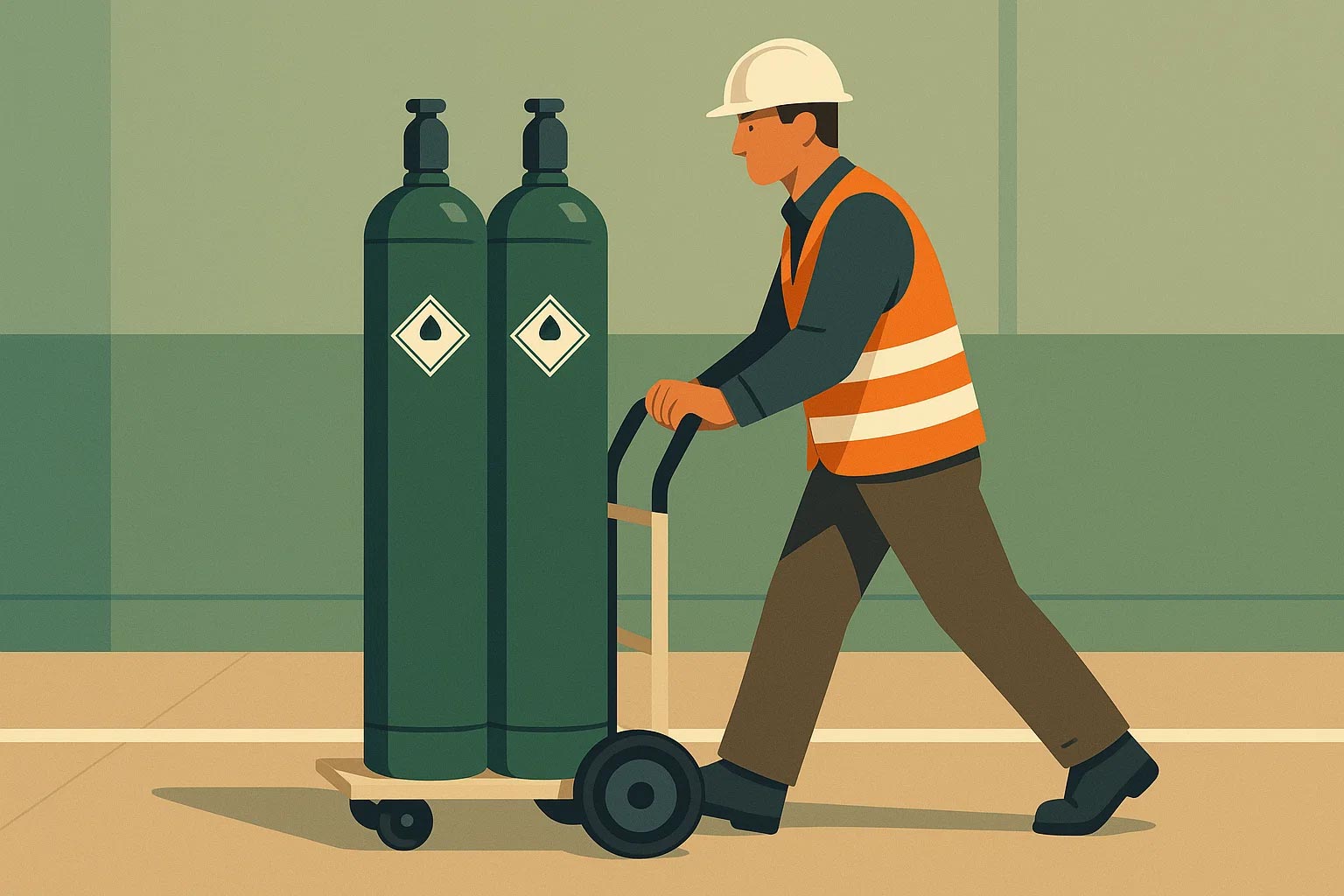 Перевозка газовых баллонов