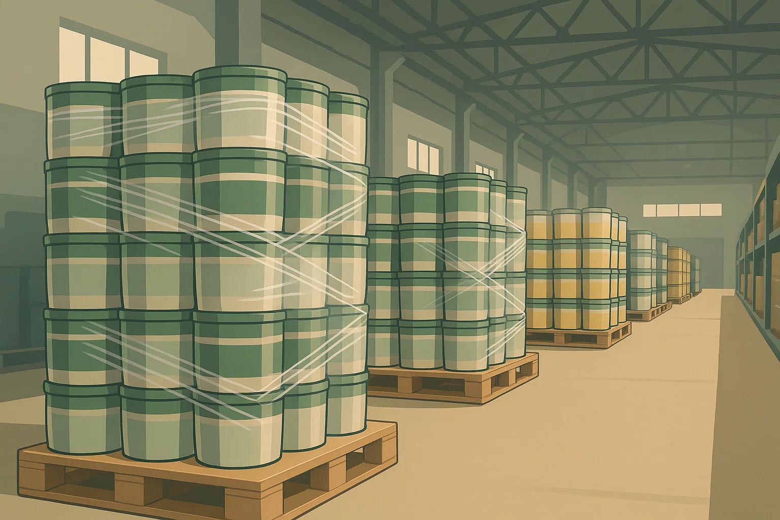 Перевозка лакокрасочных изделий