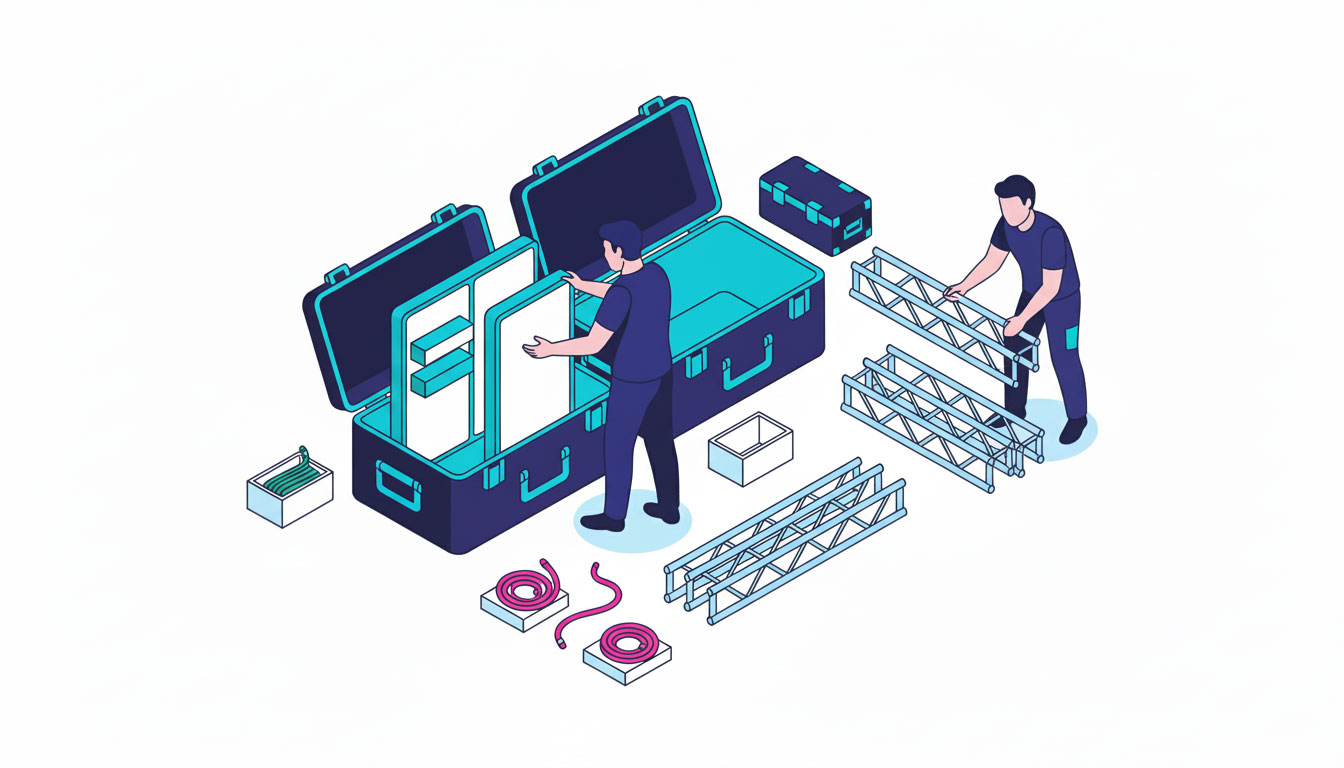 Перевозка выставочного оборудования