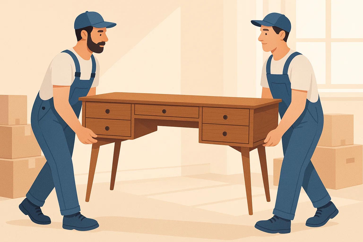 Перевозка письменного стола